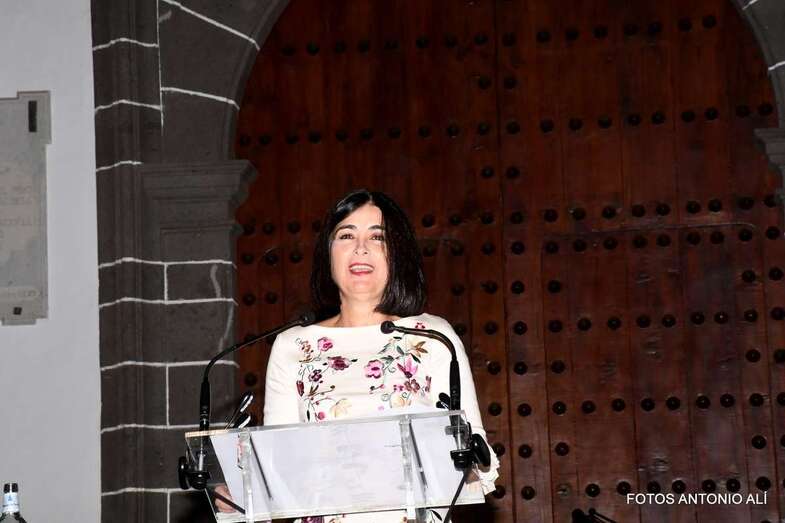 Momento de la lectura del pregón/Antonio Alí.